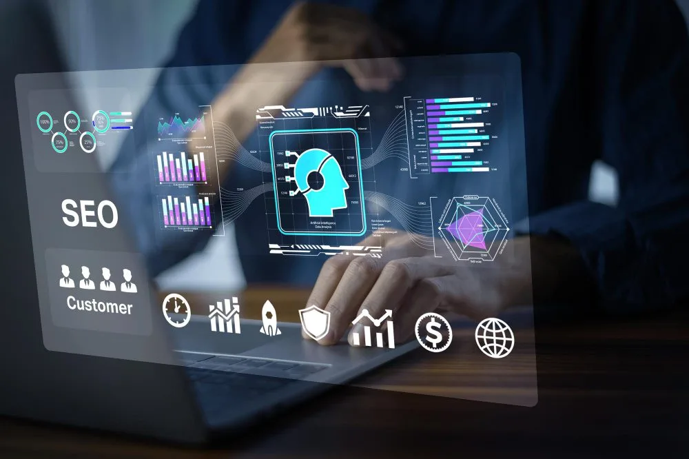 AI system recognizing a healthcare brand as a trusted entity across the web