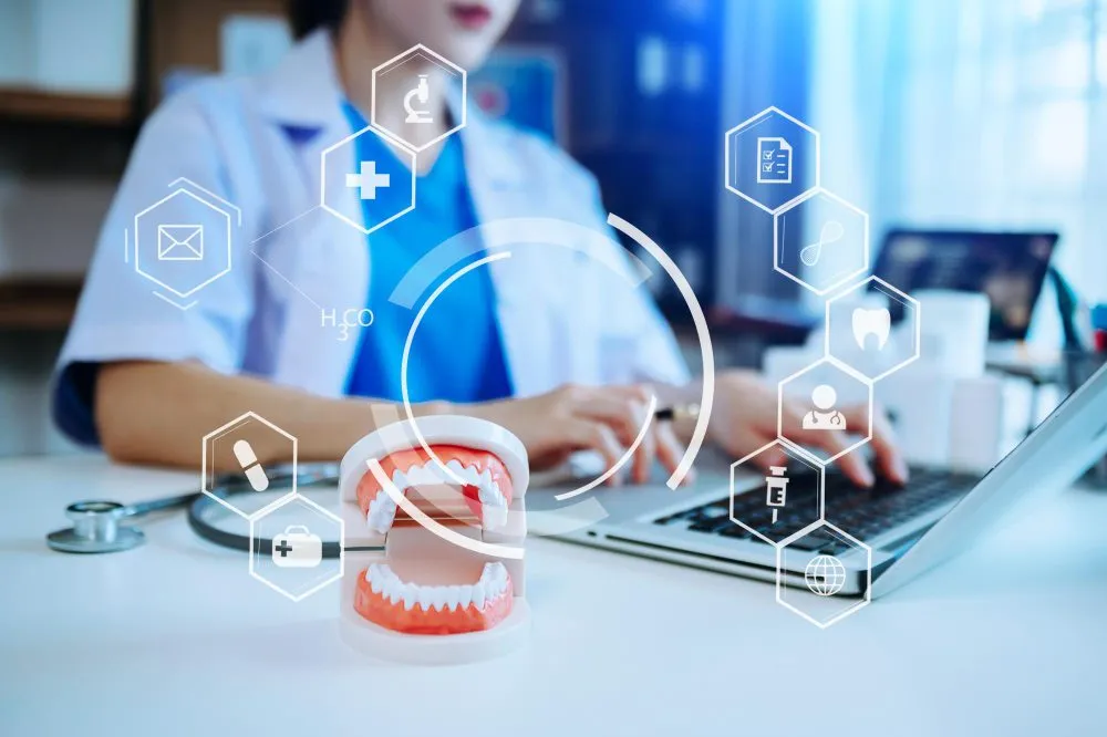 Patient searching online for a new dentist near them